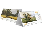 заказать печать 50 календарей-домиков перекидных «210x110x77 мм.» 13 листов, 4+4