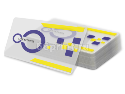 заказать печать 300 пластиковых карт, полноцветная печать с обеих сторон на прозрачном пластике